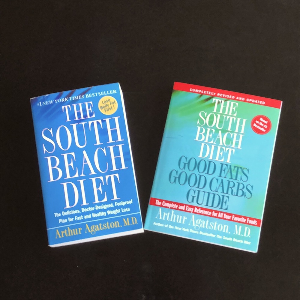 Set of Two South Beach Diet Books - paperback